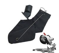 Saw Dust Bag - Black Miter Saw Dust Bag | Waste Collector Pouch | Heavy Duty Sawdust Bag | Adjustable Wired Dust Bags | Woodworking Supplies for Marble Machine Cutter | Table Saw Dust Bag
