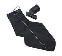 Saw Dust Bag, Lightweight Wired Collector, Adjustable Large Capacity Pouch, Woodworking Supplies Accessory, Miter Saw Waste Container for Cutter and Marble Machine, 8.66x6.3 Inches