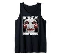 Saw Got Any Games on Your Phone Jigsaw Meme Horror Movie Tank Top