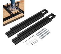 Saw Guide Rail - Rail Saw Guide Rail, Router Auxiliary Rail, Carpentry Auxiliary Rail Bracket, Adjustable Cutting Guides for Milling in the Workshop Industry