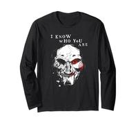Saw Jigsaw Face I Know Who You Are Horror Movie Long Sleeve T-Shirt