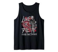 Saw Live or Die Jigsaw on Tricycle Horror Movie Tank Top