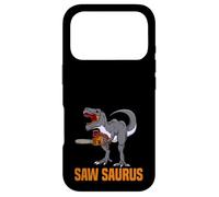 Saw Saurus Funny Dinosaur Lumberjack Design Case for iPhone 17 Pro