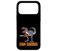 Saw Saurus Funny Dinosaur Lumberjack Design Case for iPhone 17 Pro Max