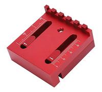 Saw Seam Ruler & Woodworking Clearance Gauge | 0-30mm / 0-1.2in Dual Scale Aluminum Alloy Tool | Precise Saw Cutter Kerf Measurement for Table Saws/Miter Saws/Routers