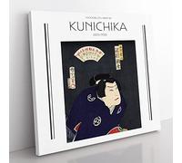 Sawamura Tossho A Samurai Turned Outlaw By Toyohara Kunichika Exhibition Museum Asian Japanese Canvas Wall Art Print Ready to Hang, Framed Picture for Home Décor, 50x50 cm (20x20 Inch)