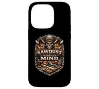 Sawdust Clears My Mind Woodworking Focus Mindset Case for iPhone 14 Pro