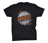 Sawdust is Man Glitter T-Shirt (Black, XL)