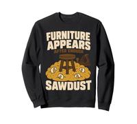 Sawdust Maker Woodworking Carpenter DIY Dad Gift Sweatshirt