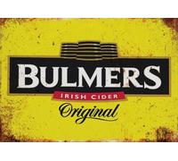 Sawfish® Bulmers Irish Cider Signs Metal Plaque Aluminium Vintage Kitchen Pub Tiki Bar Home Cafe Wall Beer Retro Club Man Cave