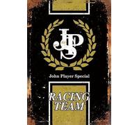 Sawfish® JPS Racing Team Signs Metal Plaque Aluminium Vintage Pub Tiki Bar Home Cafe Wall Beer Retro Club Man Cave