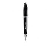 Sawfish Personalised Multifunction Metal Ballpoint Pen with 16GB USB Flash Drive & Touchscreen Stylus, Twist Action, Blue Ink, Glossy Finish, USB Memory Pen for Office