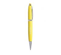 Sawfish Personalised Multifunction Metal Ballpoint Pen with 16GB USB Flash Drive & Touchscreen Stylus, Twist Action, Blue Ink, Glossy Finish, USB Memory Pen for Office