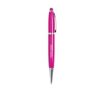 Sawfish Personalised Multifunction Metal Ballpoint Pen with 16GB USB Flash Drive & Touchscreen Stylus, Twist Action, Blue Ink, Glossy Finish, USB Memory Pen for Office