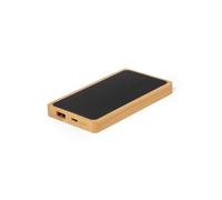 Sawfish Personalised Power Bank Koby 5000mAh Bamboo Power Bank with LED Illuminated, USB & USB-C Output, Fast 2.4A Charging