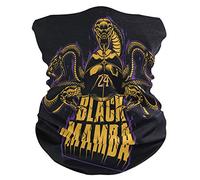Sawhonn Black Snake Mamba Basketball Face Mask Headwear Headband Bandana Neck Gaiter Magic Scarf Balaclavas Headwraps for Outdoor Women Men