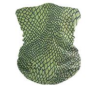 Sawhonn Cute Snake Lizard Crocodiles Skin Face Mask Headband Bandana Balaclavas Neck Gaiter Magic Scarf Headwraps Headwear for Outdoor Women Men