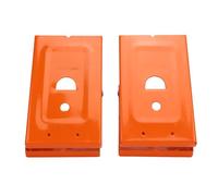 Sawhorse Bracket, Heavy Duty Cold Rolled Steel Non Slip Clamping Hollow Design Saw Horse Support Bracket for Woodworking Construction Projects 2 Pack