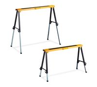 Sawhorse Folding Workbench Adjustable Support 100 kg Compact Portable Workbench
