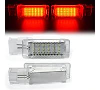 SAWIKI 2Pcs LED Footwell Light Luggage Compartment Glove Box Lamps, for VW, for Golf, for POLO, for Passat, for Tiguan, for Jetta, for Caddy, UP T5 T6, for Touareg, for Scirocco car interior footwel