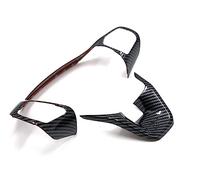 SAWIKI Styling Interior Steering Wheel Cover Trim Sticker Accessories, For Ford, For Focus, For Kuga Escape 2018 2020, For Fiesta MK8, For Bronco ABS Car steering wheel sequin trim sticker(Style B 2pc