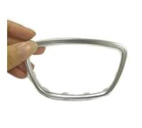 SAWILI Car Steering Wheel Trim Flying Wheel Badge Center Logo Ring Emblem Frame Cover, for Audi, for A4 B8 B9 A8 D4 A7 A6 C7 Accessories Steering Wheel Decor(Size:For A4 2012-2016)