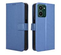 Sawiqpd Case for Nokia HMD Pulse/HMD Pulse Plus/HMD Pulse Pro, Wallet Book Flip Phone Case Premium Leather Magnetic Protection Cover Silicone Bumper Shockproof Case with Stand Card Slots, Blue
