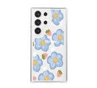 Sawiqpd Compatible with iPhone X7 Pro Max Case, Cute Floral Flower Design Phone Cover for Women Slim Soft TPU Silicone Bumper Shockproof Protective Case for iPhone X7 Pro Max, Blue Petals