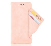 Sawiqpd for Doogee Note 56 / Note 56 Pro/Note 56 Plus Phone Case, Premium Leather Folio Flip Wallet Cover with Credit Card Pocket ID Slots Magnetic Stand Shockproof Protective Case, Pink