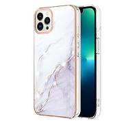 Sawiqpd for iPhone 16 Pro Max 5G Case, Glitter Sparkle Marble Effect Soft Silicone Phone Cover Slim Thin TPU Bumper Shockproof Scratch-resistant Protective Case for iPhone 16 Pro Max, White