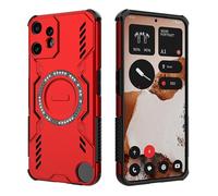 Sawiqpd for Nothing CMF Phone 2 Pro Case, [Support Wireless Charging] Military Grade Slim-fit Phone Cover Shockproof Heavy Duty Tough Armour Protective Cas, Red