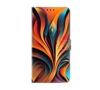 Sawiqpd for Samsung A27 5G Phone Case PU Leather Cute Animals Art Design Protective Wallet Cover with 2 Card Slots Stand Shockproof Magnetic Flip Case for Samsung Galaxy A27 5G, Danxia landform