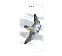 Sawiqpd for Samsung Galaxy A08 Phone Case, Cute Art Pattern Flip Leather Wallet Case Silicone Bumper with Card Slots Stand Shockproof Protective Cover for Samsung A08 5G / A08 4G, Eagle