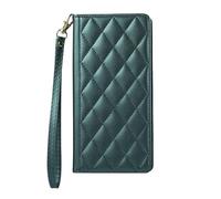 Sawiqpd for Samsung Galaxy S25 FE Case, Shockproof Strong Magnetic Premium Leather Wallet Flip Phone Case with Card Holder Kickstand RFID Blocking Protective Cover for Samsung S25 FE, Green