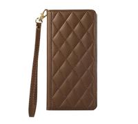 Sawiqpd for Samsung Galaxy S25 FE Case, Shockproof Strong Magnetic Premium Leather Wallet Flip Phone Case with Card Holder Kickstand RFID Blocking Protective Cover for Samsung S25 FE, Brown