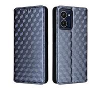 Sawiqpd Phone Case for Nokia HMD Pulse/HMD Pulse Pro/HMD Pulse Plus, Magnetic Protective Folio Flip Wallet Leather Case Shockproof Cover with Card Slots Stand Soft TPU Bumper Slim Cover, Blue