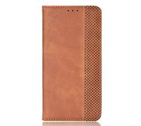 Sawiqpd Wallet Case Compatible with Fairphone 6 Case, Retro Classic Premium Leather Protective Cover with Card Holder Stand Folio Flip Shockproof Phone Case for Fairphone 6, Brown