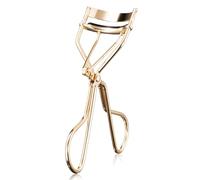 SAWKIT Pro Eyelash Curler - No Pinching, Hypoallergenic Rubber Pad for Perfect Curves, Painless & Gentle, Fits All Eye Types - Compact Travel-Friendly Design with Case (Gold)