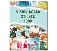 Sawnfay Vision Board Book - 2026 Vision Board Sticker Book with Motivational Pictures & Quotes, Vision Board Kit & Accessories for Women