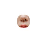 SAWOWGER 16G Septum Ring 5A Pink CZ Titanium Daith Hoop Earring Silver Hinged Helix Cartilage Hoop Seamless Tragus Hoop Gold Septum Clicker Hypoallergenic Piercing Jewelry For Women, 1.2*8MM, Titanium