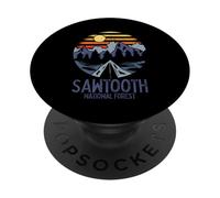 Sawtooth National Forest Idaho Rocky Mountains ID Camping PopSockets Adhesive PopGrip