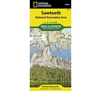 Sawtooth National Recreation Area Map: 870 (National Geographic Trails Illustrated Map)