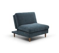 Sawyer Chenille Modular Click Clack Sofabed Chair Unit Navy