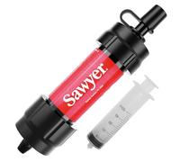 Sawyer Products SP120 Mini Water Filtration System, Filter and Cleaning Plunger only, Single, Red