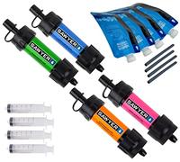 Sawyer Products SP124 Mini Water Filtration System Gift Package, 4-Pack, Multi-Colour
