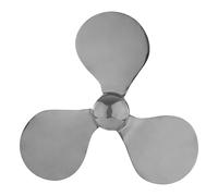 Sawyer Wall Mounted Aluminium Propeller Premier Housewares Silver One Size