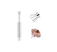 sawyofu Piercing Ball Screw Grabber Removal Tool 1PC 4 Prongs Claw Craft Tweezers Clamp Ball Holder Flat Back Earring Applicator Piercing Tools To Change Jewellery