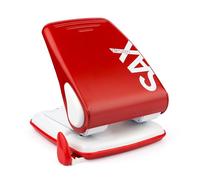 SAX 0-518-13 Hole Punch XL, 40 Sheets, Red
