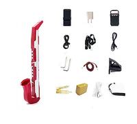Sax Beginners Kit Digital Saxophone Electronic Saxophone Is Suitable For Self-study Entertainment Leisure And Playing Musical Instruments Wind Instrument (Color : Pink 1)