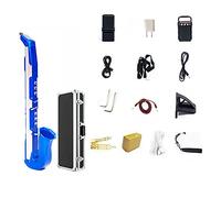 Sax Beginners Kit Digital Saxophone Electronic Saxophone Is Suitable For Self-study Entertainment Leisure And Playing Musical Instruments Wind Instrument (Color : Blue 2)